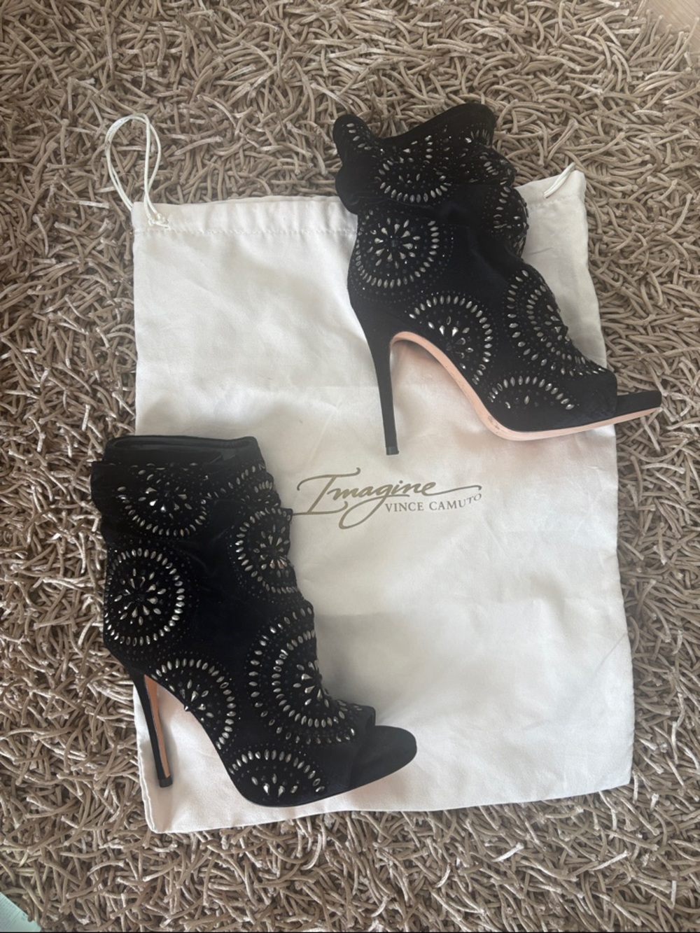 Vince Camuto Imagine booties -never worn, just collecting dust, no box. Size 7